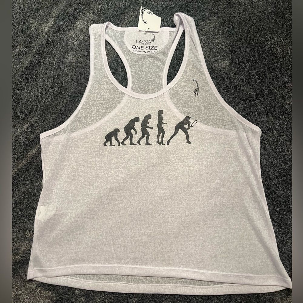 White Tennis Tank Top